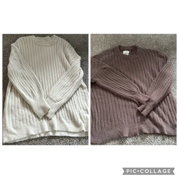 Aerie Soft Crew Sweater Bundle - Picture 2 of 6